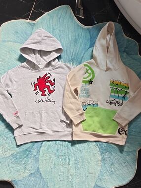 Kids' Light Gray Hooded Sweatshirt